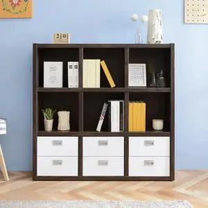 [하프클럽/셀러허브]SJ가구 로잔느 1200 서랍 3단 책장