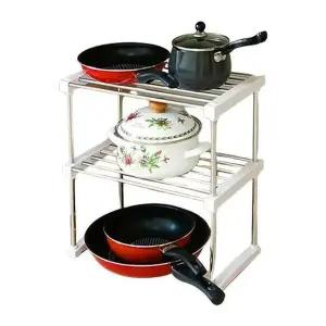 [하프클럽/셀러허브_여성트랜드패션]주방수납 식기건조대 정리선반 2단