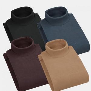 베이직 하프 목폴라 간절기 방한 방풍 항온 보온 목티 레이어드 반목 따뜻한 니트 티셔