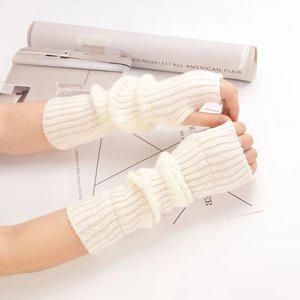 [1개+1개] 핸드워머 방한 겨울 베이직 슬림 골지 워머 3color