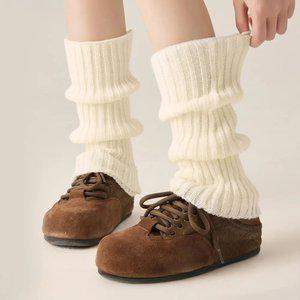 [1개+1개] 레그워머 방한 겨울 베이직 슬림 골지 워머 3color