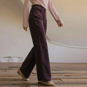 데리 인밴딩 스판골덴 부츠컷팬츠