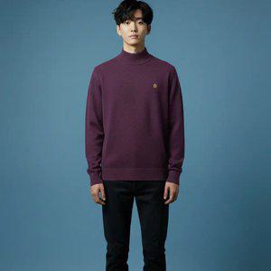 조이마담 MT50034 골드와펜 반폴라 울 니트 티셔츠 중년남성의류 아빠옷