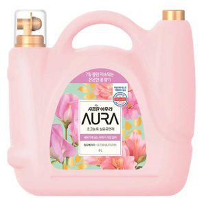 [내일도착]샤프란 아우라 8L 대용량섬유유연제 윌유메리미