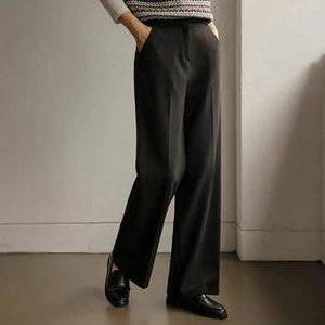 [JUST BETTER] 치즈 스판 세미와이드 슬랙스(숏/롱)