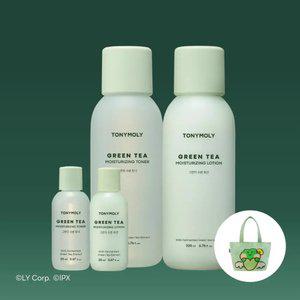 그린티 수분 2종세트(토너200+20ml,로션200+20ml)(+미니니 에코백)