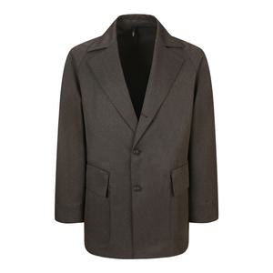 [지이크] 믹스드 노치드 오버핏 자켓 브라운 (PHEAH4018)