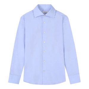 [지이크] 와이드 스프레드 코튼 와이셔츠 블루 (PHBAH5004)