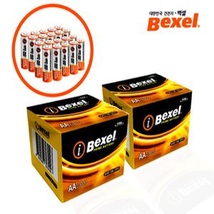 벡셀 AA/AAA 건전지40입 (20입, C D 9V 코인 포함)  정품 최신제조