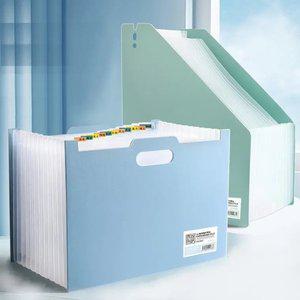 학교 사무실 정부 화일 대용량 파일 문서 정리함 A4 서류 보관 아코디언 파우치 1개