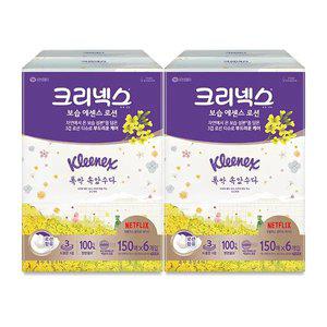 크리넥스x폭싹 속았수다 보습 에센스 로션 각티슈 150매, 6입, 2개