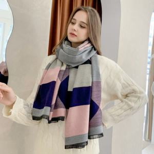 여성 캐시미어 울 명품 숄 머플러 체크 양면 어깨 가을 겨울 봄 빅사이즈 목도리(4종류