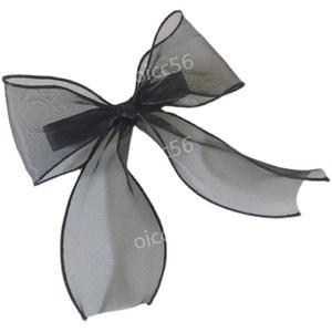 밥이나한잔해 김희선 메쉬 쉬폰 리본 머리핀 머리끈 헤어 악세사리 연예인 방송 착용