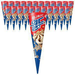 [슈팅냉동] 롯데웰푸드 월드콘 바닐라 160ml, 24개