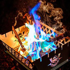 루본 매직파이어 컬러불멍 알록달록 레인보우 매직 오로라가루 감성 캠핑 차박 용품 대