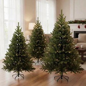 1.2/1.5/1.8 2025 NEW 리얼 무장식 트리/앵두전구/LED/울타리or트리가리대