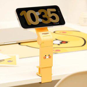 카카오프렌즈 춘식이 맥세이프 마그네틱 여행용 비행기 핸드폰 거치대 셀카봉 기내 열