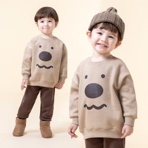 [키즈꼬모] 기모브라운베어세트