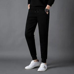 심플 트렌디 기모융털 조거 밴딩 팬츠 남성 겨울 방한 보온 베이직 트레이닝 바지