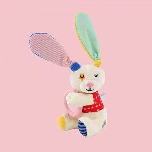 우기펫 기그위 강아지장난감 플러쉬프렌즈 템버린 래빗 고양이장난감