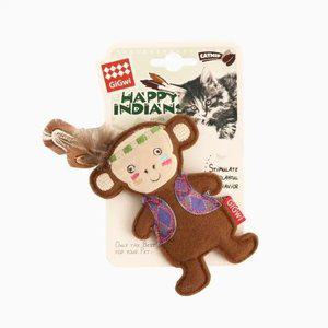 우기펫 기그위 고양이장난감 해피인디안 캣닢 원숭이 강아지장난감