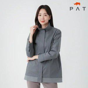 [PAT 여성] 배색 사파리 힙기장 점퍼_MI61301