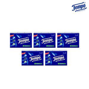 템포 유럽직수입 4겹 휴대용티슈 10매 6개입 5팩