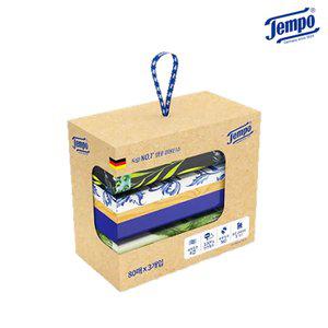 [선물세트] 템포 유럽직수입 4겹 갑티슈 100매입 3개