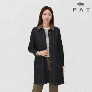 [PAT 여성] 가죽카라 데님 자켓_1J61205