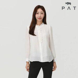 [PAT 여성] 주름 도트 블라우스_1J62515