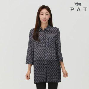[PAT 여성] 다이아패턴 인견 블라우스_1I62511