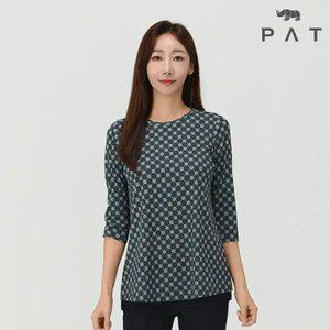 [PAT 여성] 스몰프린트 라운드 티셔츠_1I65309