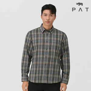 [PAT 남성] 웜브러시 중체크 셔츠_1I71506