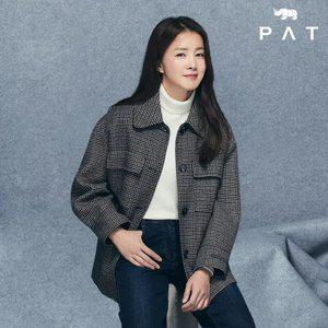 [PAT 여성] 셔츠형 울혼방 핸드메이드 코트_QI81106