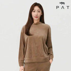 [PAT 여성] 셋업 벨벳 라운드 티셔츠_QI85391