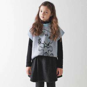 [아이러브제이] P. 스누피 우프 니트 베스트 JUWTO51