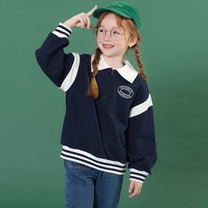 [아이러브제이] 데올 카라 반집업 맨투맨 티 JWWTO38