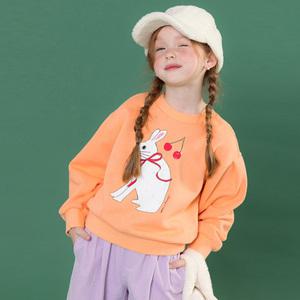 [아이러브제이] 리본바니 크롭 맨투맨 티 JWWTO13