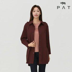 [PAT 여성] 후드 탈부착 셔츠형 코트_1I61101