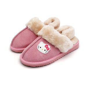 헬로키티 아동 스웨이드 슬리퍼`