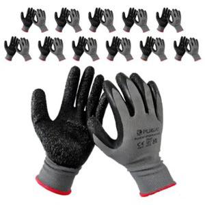 퓨리트 스파이더 라텍스코팅 안전장갑 코팅 절연 물류 창고 자동차정비 낚시용 목장갑