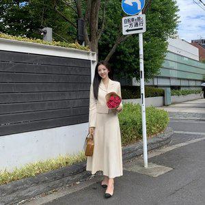 투피스 셋업 트위드 자켓 롱 스커트 셋업 데이트룩 출근룩 하객룩 격식룩 연말룩 st24