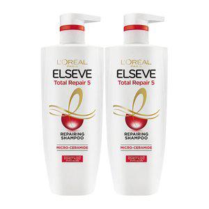 로레알파리 토탈리페어5 샴푸 620ml 2개