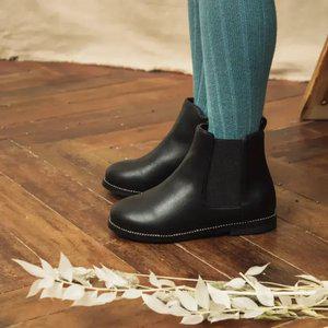 빔보빔바 기모실버첼시 앵클부츠