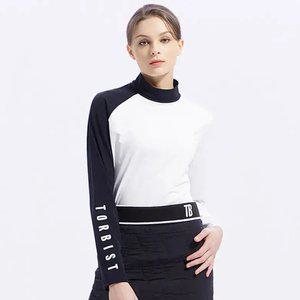 [톨비스트] (여성)소매반전 터틀넥 티셔츠_GACW0-WKL020_OW1