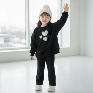 [키즈꼬모] 기모하트방울세트