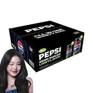 펩시 제로슈거 라임향 올인원 버라이어티팩 (210ml 18캔+355ml 15캔)