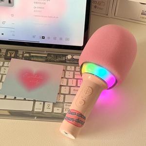 무선 블루투스 마이크 K 노래 엔터테인먼트 소형 오디오 홈 휴대 전화