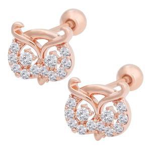 14K 골드핀 아울 부엉이 심플 여자 데일리 피어싱 본품 하나더