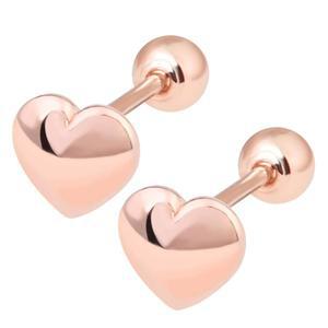 14K 골드핀 하트 심플 여자 데일리 피어싱 본품 하나더